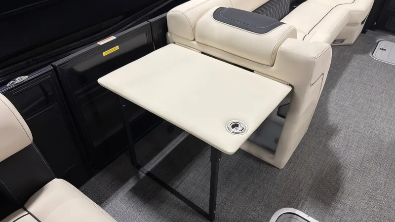 Slide: The Image of Interior of 2026 Barletta Lusso 25 U with foldable table. - 13