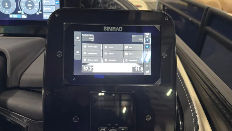 Slide: The Image of Simrad display on Barletta Lusso 25 U 2026 boat. - 23