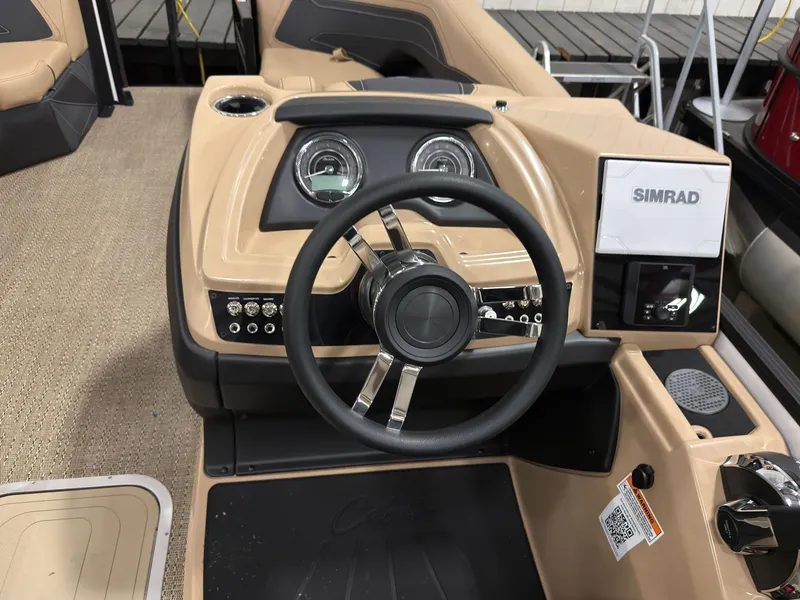 Slide: The Image of 2026 Barletta Cabrio 22 U helm with Simrad display. - 12