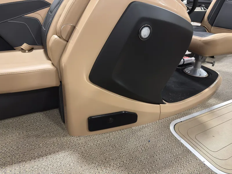 Slide: The Image of Interior of 2026 Barletta Cabrio 22 U with beige seating. - 6