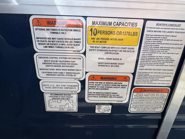 Slide: The Image of Sun Tracker Fishin' Barge 20 DLX 2024 - 29