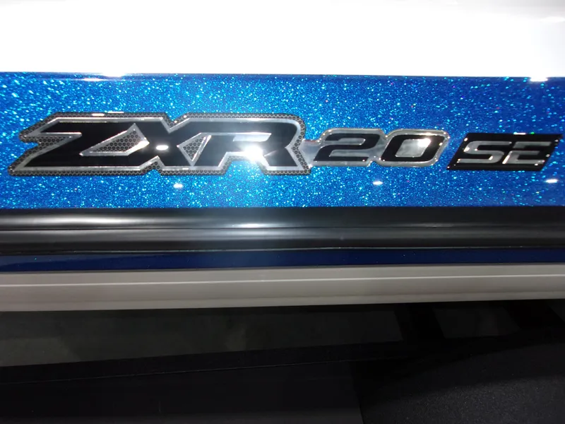 Slide: The Image of Skeeter ZXR-20 SE 2026 model logo on sparkling blue background. - 17
