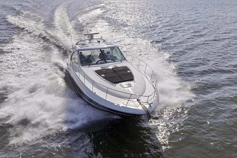 Slide: The Image of 2008 Sea Ray 48 Sundancer underway - 57