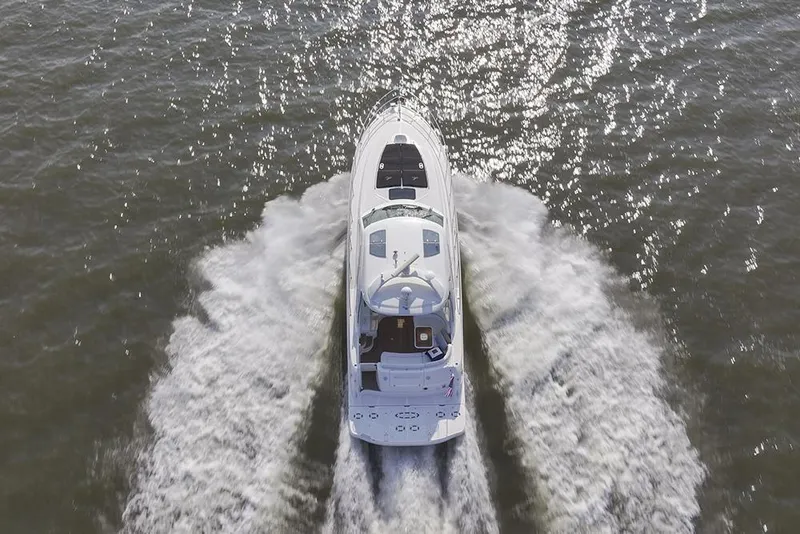 Slide: The Image of 2008 Sea Ray 48 Sundancer underway - 59