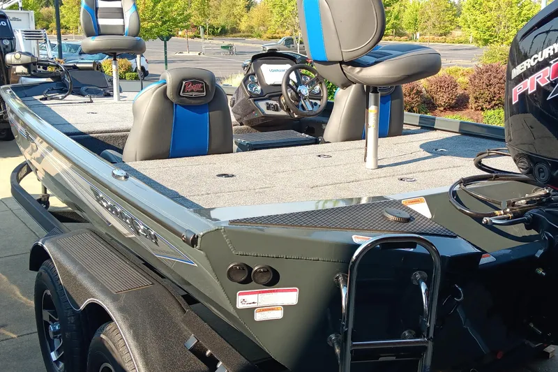 Slide: The Image of 2025 Ranger RT188P fishing boat with seating and Mercury Pro XS engine. - 3