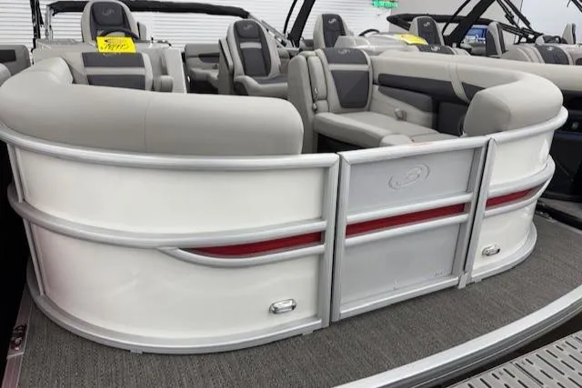 The Image of 2025 Barletta Cabrio 22QC pontoon boat with luxurious seating and modern design. - 0