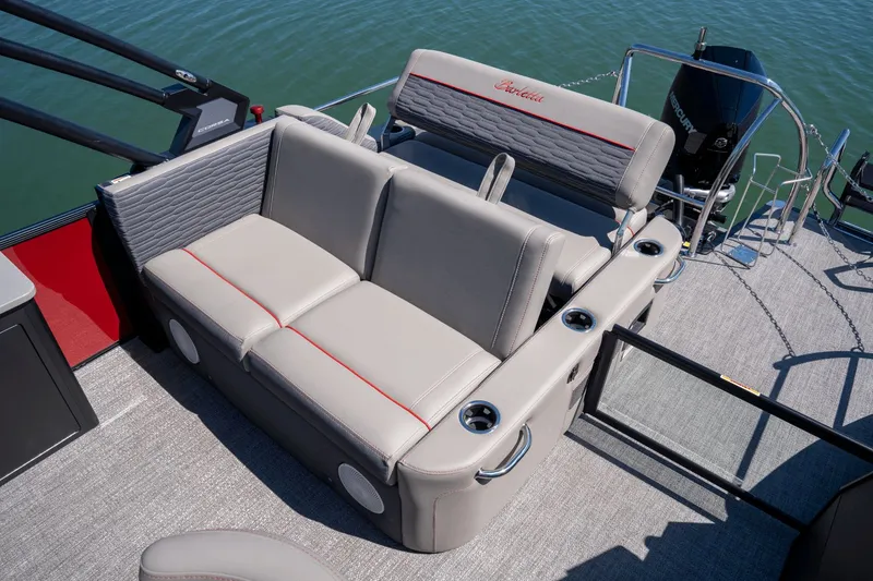 Slide: The Image of Luxurious seating on the 2026 Barletta Corsa 25 UE boat. - 5
