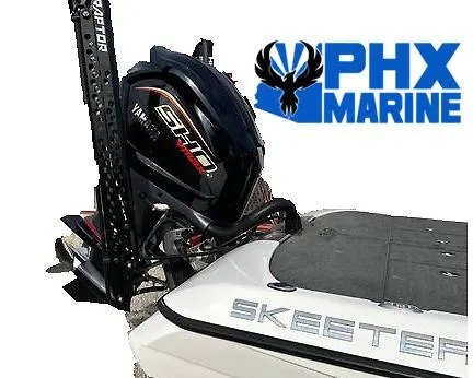 Slide: The Image of 2025 Skeeter ZXR20 boat with Yamaha engine, PHX Marine logo visible. - 2