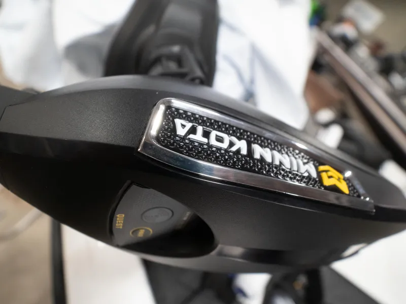 Slide: The Image of Close-up of a Minn Kota motor on a 2025 Skeeter ZXR20 boat. - 3