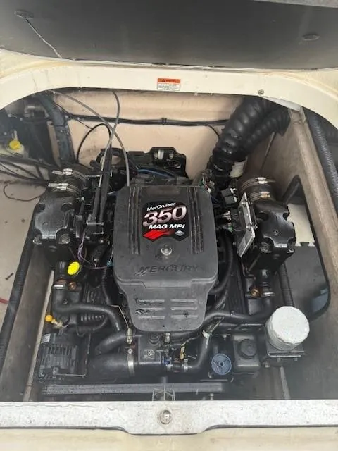 Slide: The Image of MerCruiser 350 MAG MPI engine in a 2006 Bryant 219 boat. - 17
