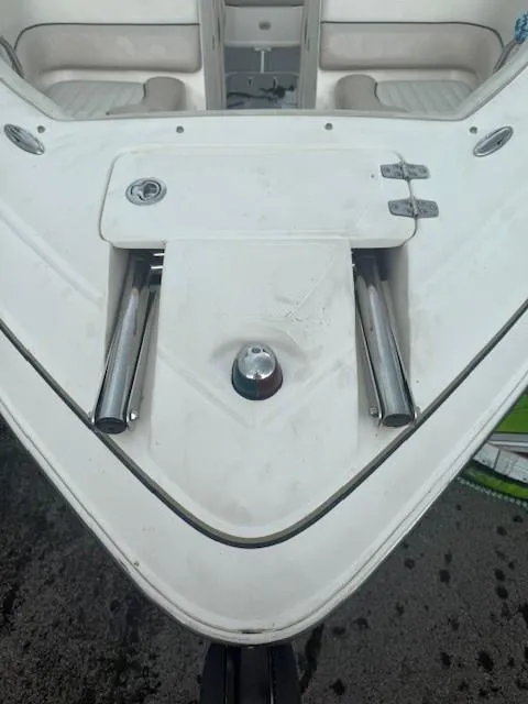 Slide: The Image of Bow of 2006 Bryant 219 boat with anchor storage compartment. - 6