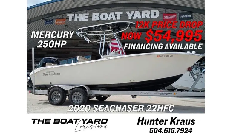 The Image of 2020 Sea Chaser 22HFC boat for sale, $54,995, Mercury 250HP, financing available. - 2
