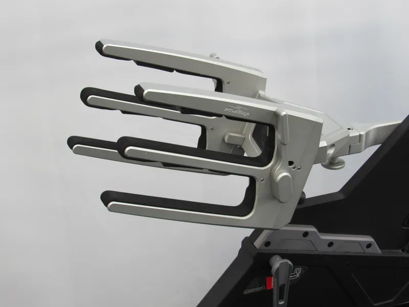 Slide: The Image of 2021 Malibu Wakesetter 23 LSV interior with foldable cup holder and seating. - 18