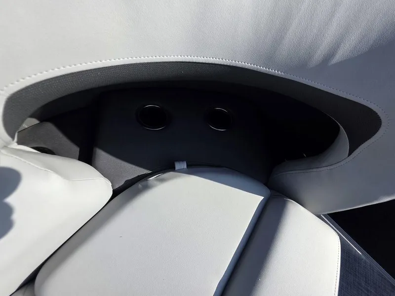 Slide: The Image of 2026 Sun Tracker Party Barge 20 DLX pontoon boat with spacious seating and modern design. - 9