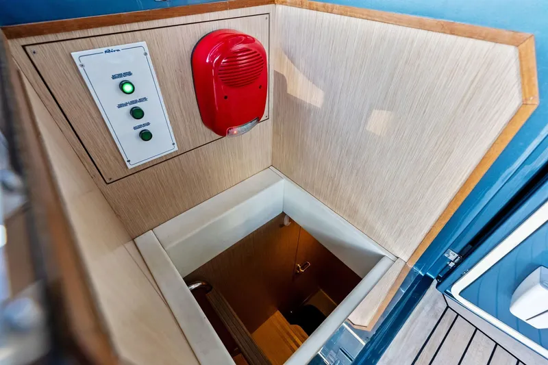 Slide: The Image of Control panel and hatch on 2024 Riva 76 PERSEO Super yacht. - 89
