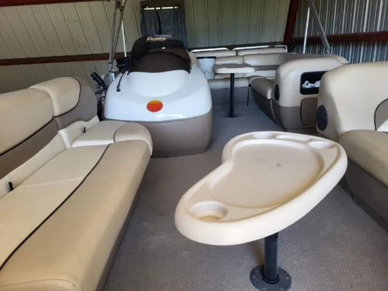 Slide: The Image of Tracker 22 Party Barge 2000 - 2