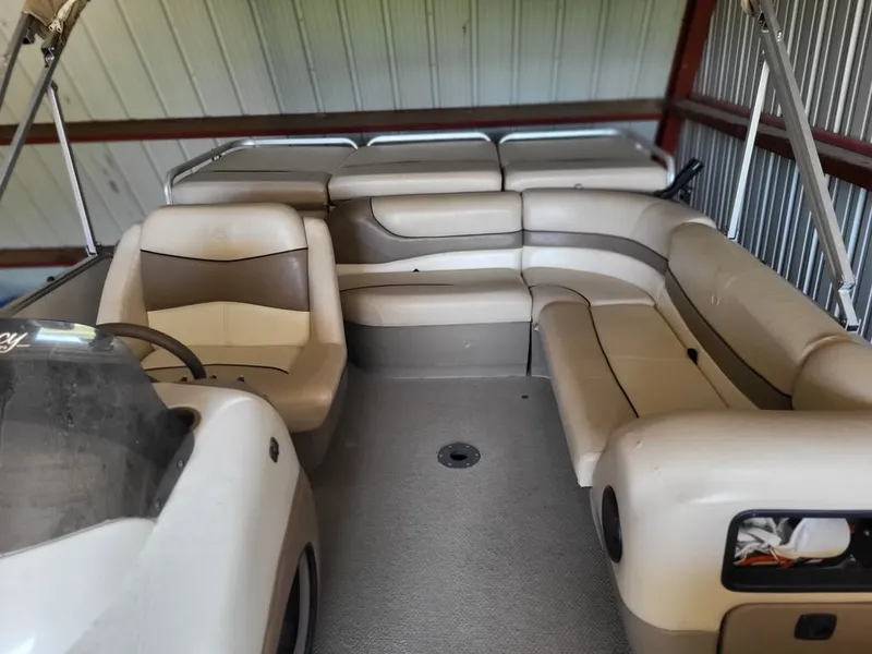 Slide: The Image of Tracker 22 Party Barge 2000 - 5