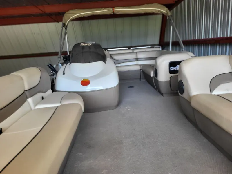 Slide: The Image of Tracker 22 Party Barge 2000 - 6