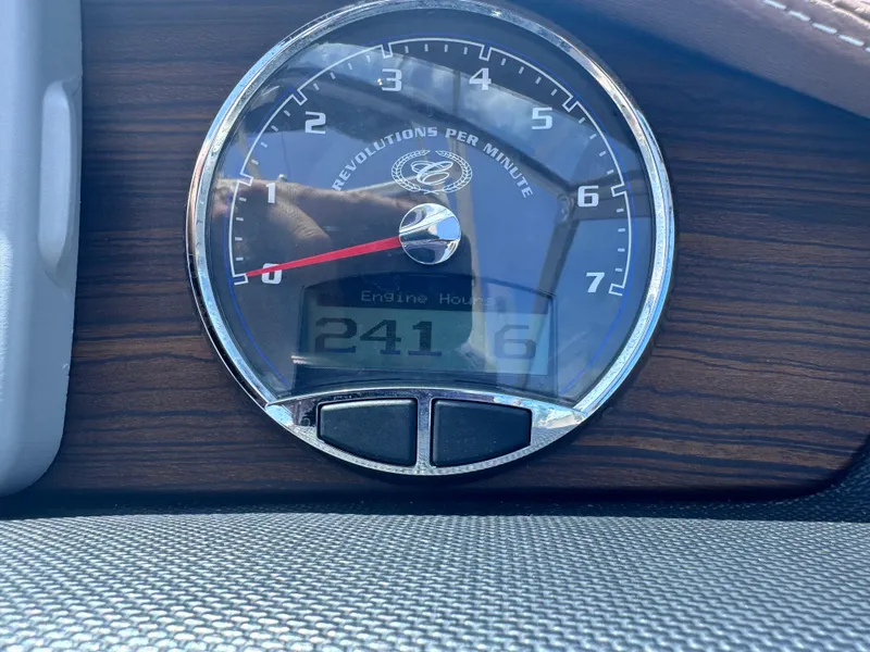 Slide: The Image of Tachometer of 2013 Cobalt 24SD showing 241.6 engine hours. - 16