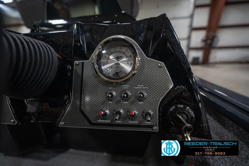 Slide: The Image of 2026 Lund 1775 Renegade boat interior with seating, displayed at Reeder Trausch Marine. - 22