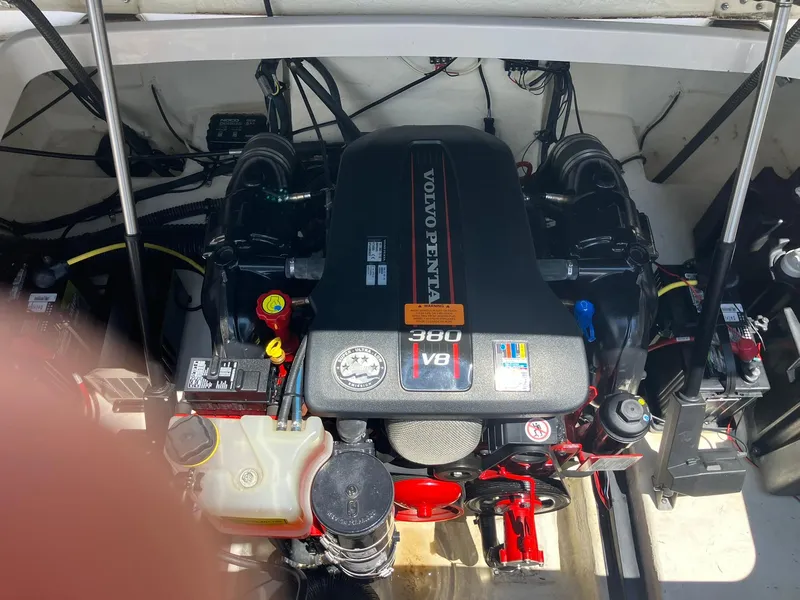Slide: The Image of Volvo Penta 380 V8 engine in 2017 Chaparral 257 SSX boat. - 27