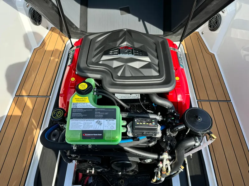 Slide: The Image of Engine of 2025 Nautique Ski 200 boat, featuring advanced components and sleek design. - 29