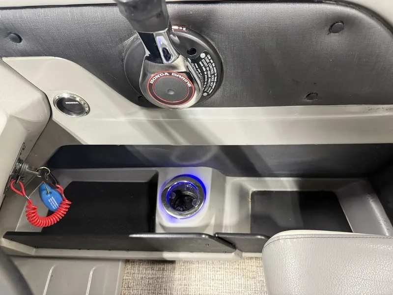 Slide: The Image of Tahoe LTZ 2385 Quad Lounge Tritoon Pontoon & Honda 4-Stroke EFI 2022 - 18