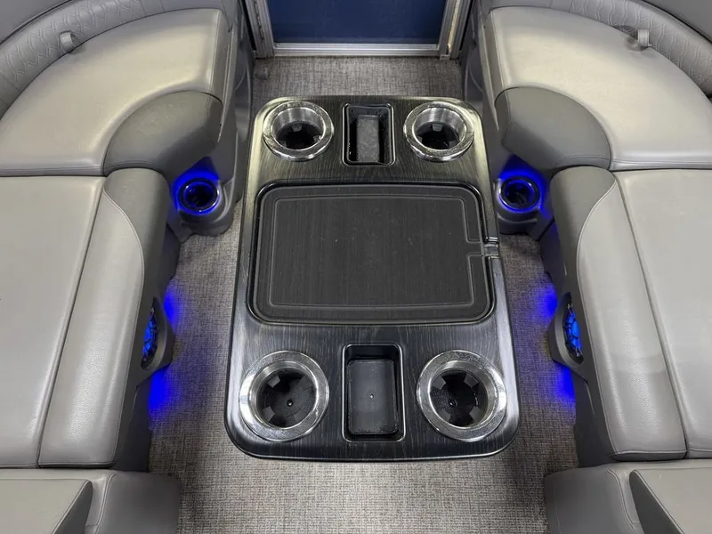 Slide: The Image of Tahoe LTZ 2385 Quad Lounge Tritoon Pontoon & Honda 4-Stroke EFI 2022 - 21