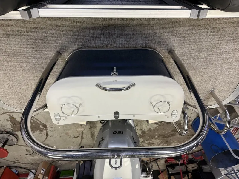 Slide: The Image of Tahoe LTZ 2385 Quad Lounge Tritoon Pontoon & Honda 4-Stroke EFI 2022 - 22