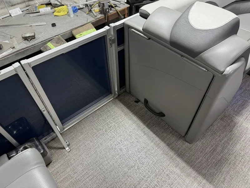 Slide: The Image of Tahoe LTZ 2385 Quad Lounge Tritoon Pontoon & Honda 4-Stroke EFI 2022 - 26