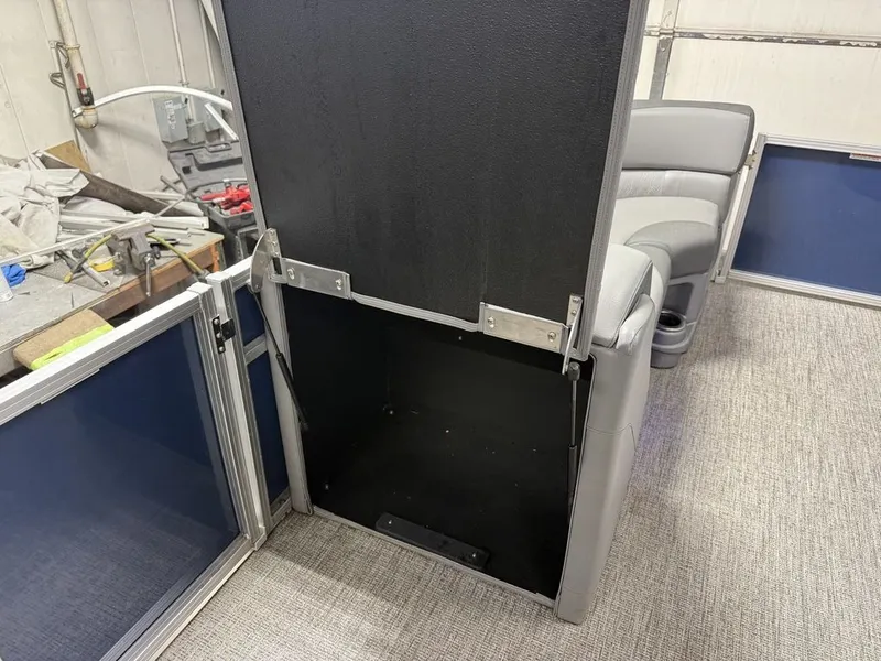 Slide: The Image of Tahoe LTZ 2385 Quad Lounge Tritoon Pontoon & Honda 4-Stroke EFI 2022 - 27