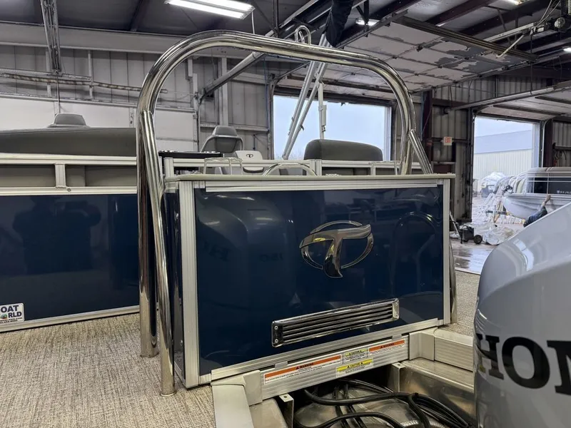 Slide: The Image of Tahoe LTZ 2385 Quad Lounge Tritoon Pontoon & Honda 4-Stroke EFI 2022 - 42