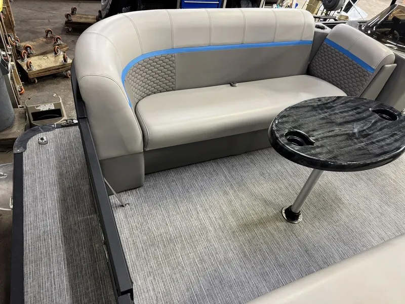 Slide: The Image of Qwest 822 100HP Quad Lounge Pontoon 2023 - 11