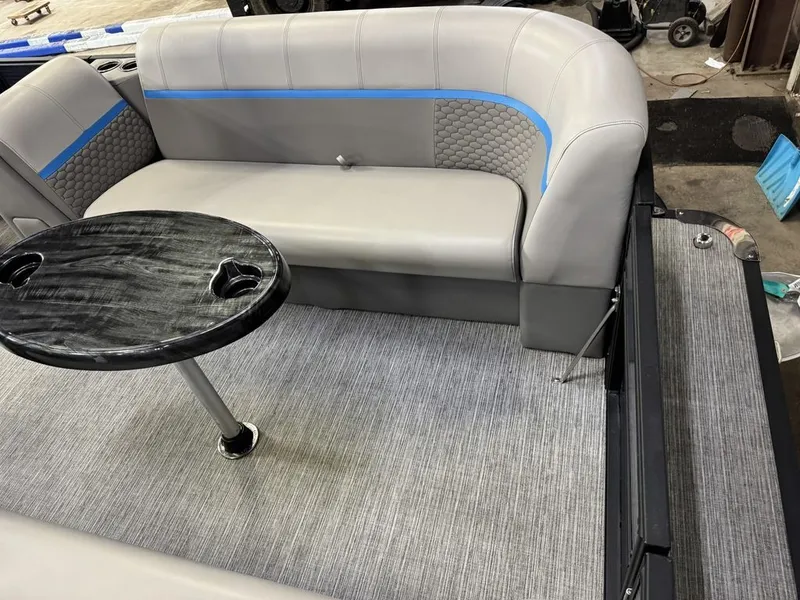 Slide: The Image of Qwest 822 100HP Quad Lounge Pontoon 2023 - 12