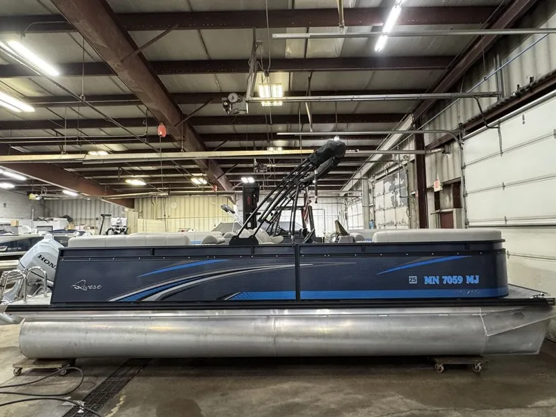 Slide: The Image of Qwest 822 100HP Quad Lounge Pontoon 2023 - 33