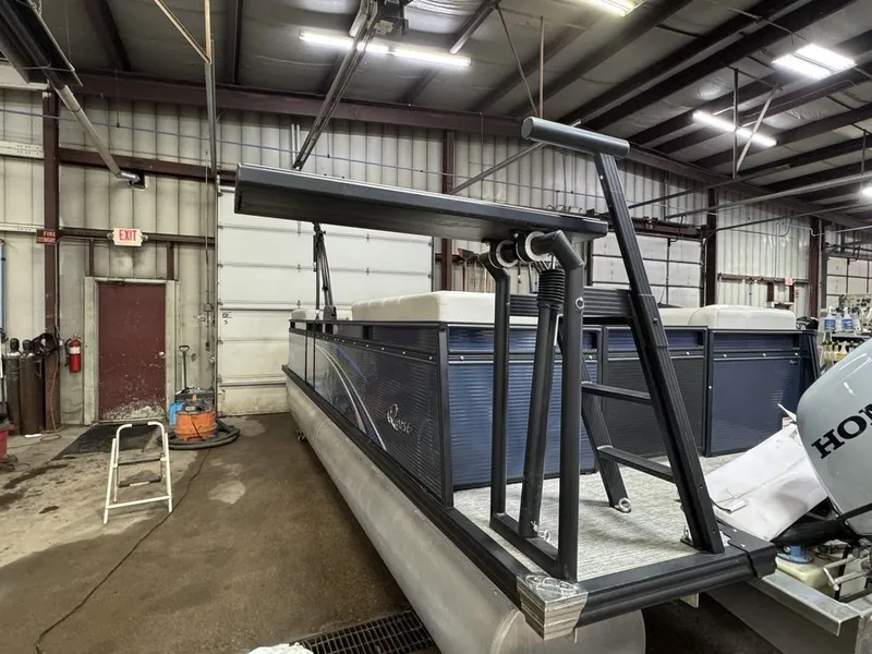 Slide: The Image of Qwest 822 100HP Quad Lounge Pontoon 2023 - 42
