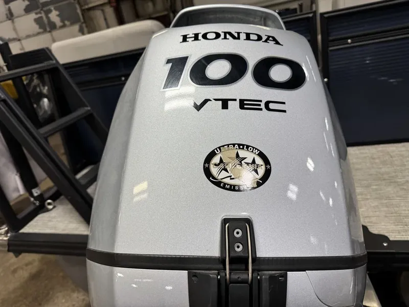 Slide: The Image of Qwest 822 100HP Quad Lounge Pontoon 2023 - 58