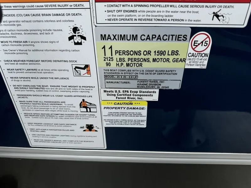 Slide: The Image of South Bay South Bay 220 Cruise LE Pontoon $29,995 2022 - 55