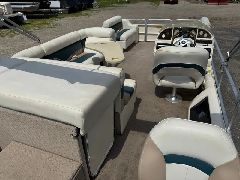 Slide: The Image of Sweetwater 2222 DF Pontoon WITH SEA LEGS 2004 - 5