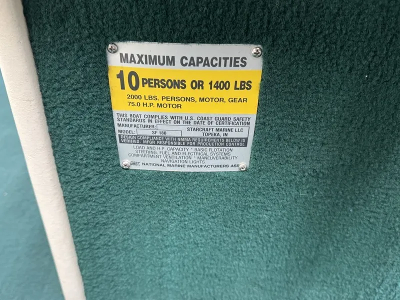 Slide: The Image of Starcraft Starfish 180 Pontoon 2000 - 40