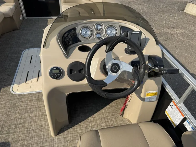 Slide: The Image of SunCatcher V322 RF Tritoon Pontoon 2016 - 17