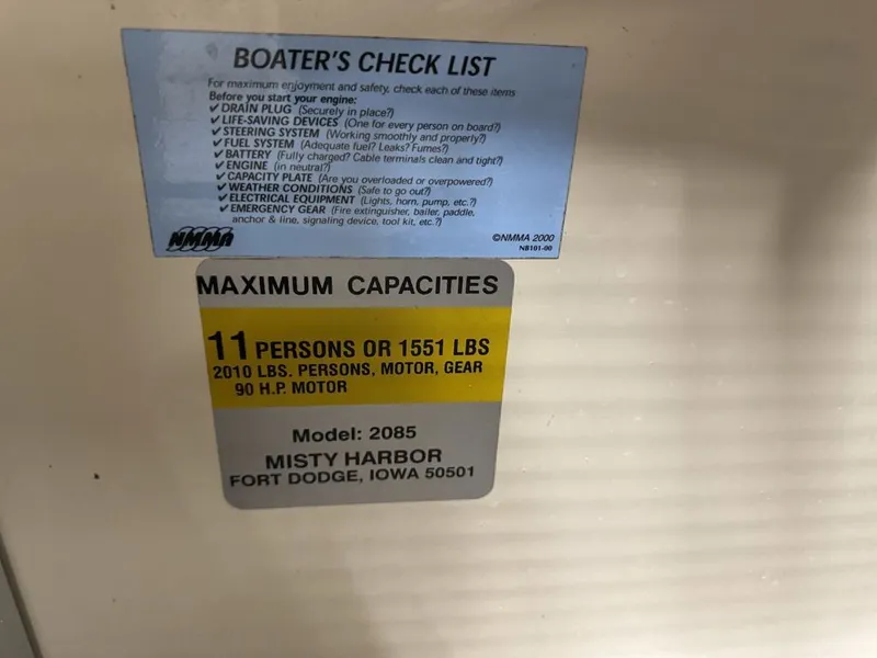 Slide: The Image of Misty Harbor 2285 GM Pontoon $14,995 2005 - 51