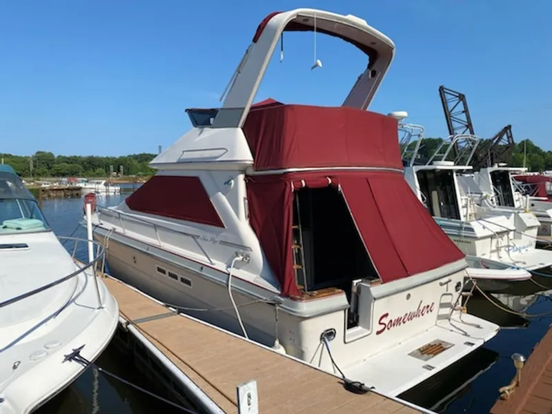 Slide: The Image of Sea Ray 340 Sedan Bridge 1988 - 2