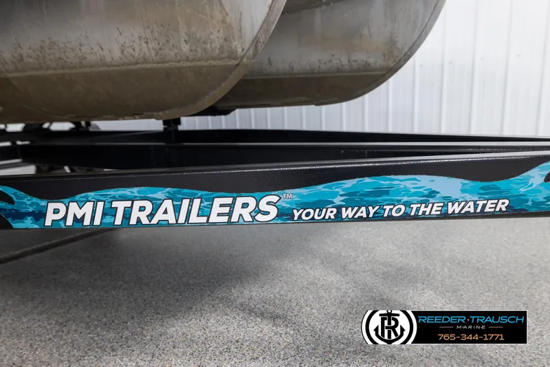 Slide: The Image of PMI Trailers with Lowe 210 SSTL, 2023 model, at Reeder-Trausch Marine. - 48