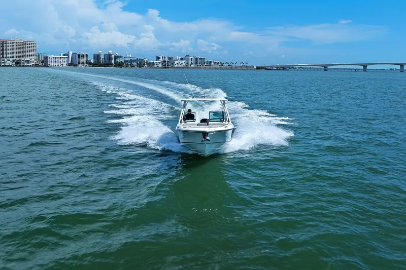 Slide: The Image of 2023 Boston Whaler 240 Vantage - Profile Bow - 32
