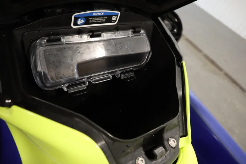 Slide: The Image of Open storage compartment of 2020 Sea-Doo Wake 170 SS watercraft. - 18