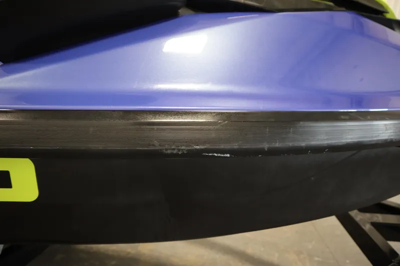 Slide: The Image of Close-up of a 2020 Sea-Doo Wake 170 SS jet ski hull, featuring sleek design. - 31