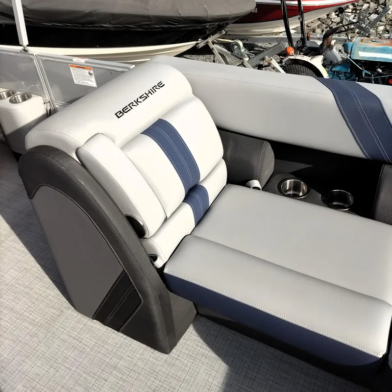 Slide: The Image of 2024 Berkshire 22RFX CTS 2.75 Performance boat seating with cup holders. - 5
