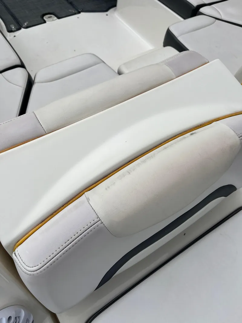 Slide: The Image of 2016 Chaparral Vortex 223 VRX boat interior seating detail. - 18