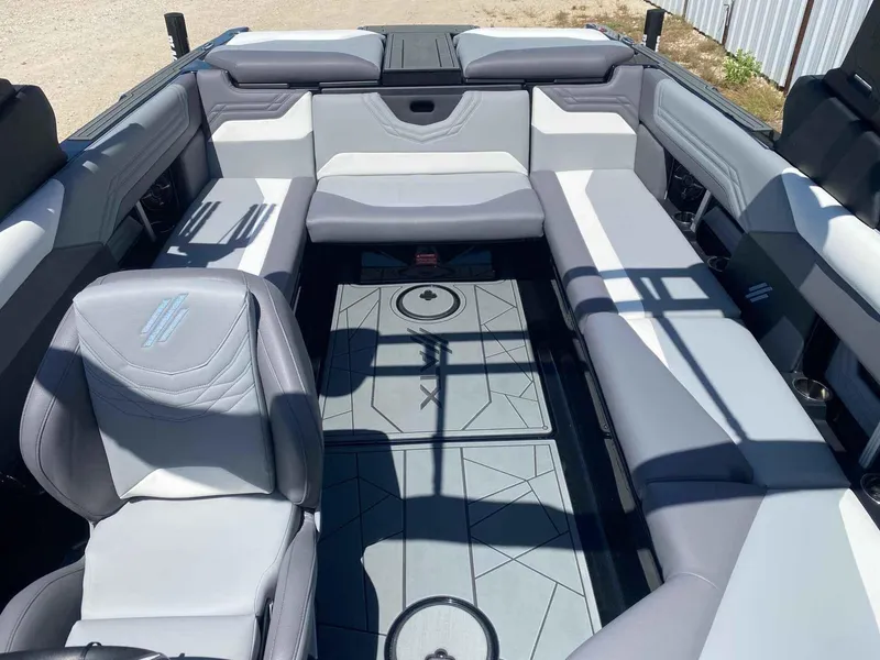 Slide: The Image of 2025 ATX Surf Boats 24 Type-S interior with spacious seating and modern design. - 9